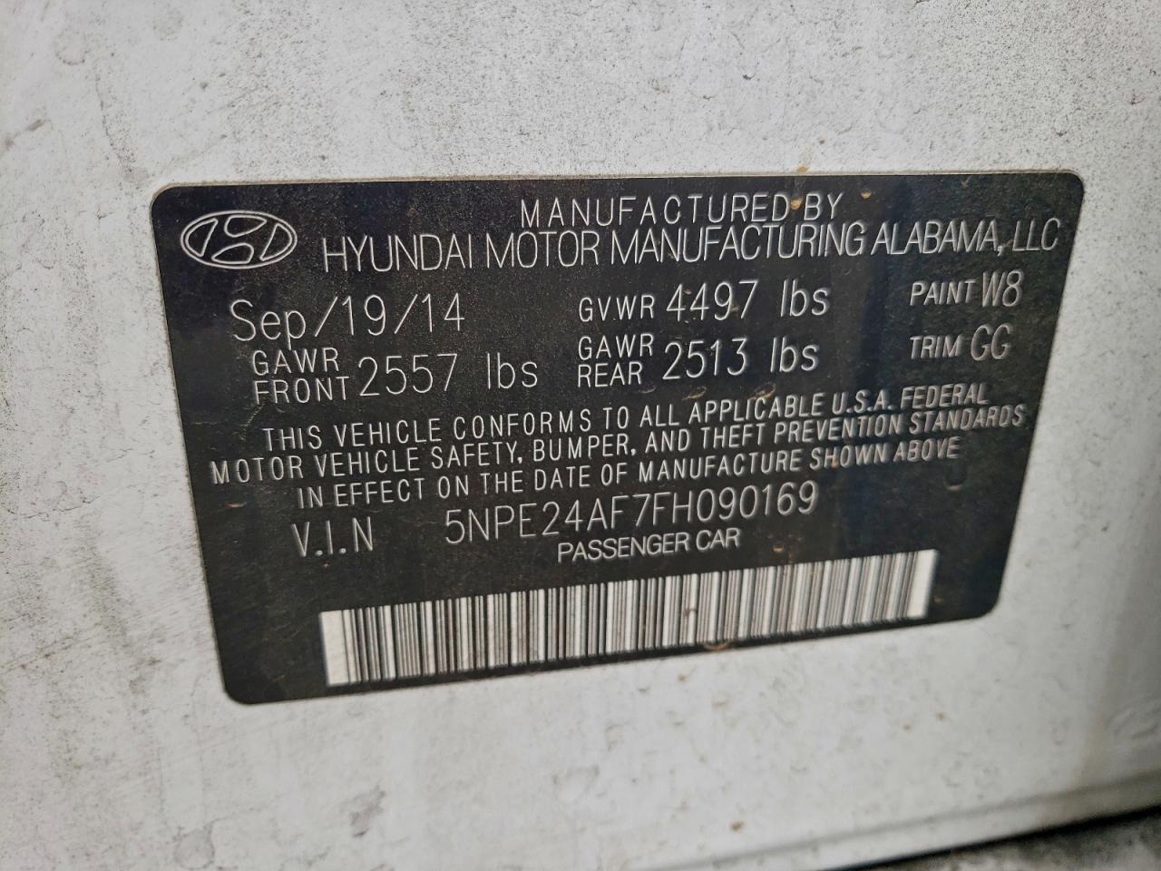 2015 Hyundai Sonata Se - zdjęcie 12