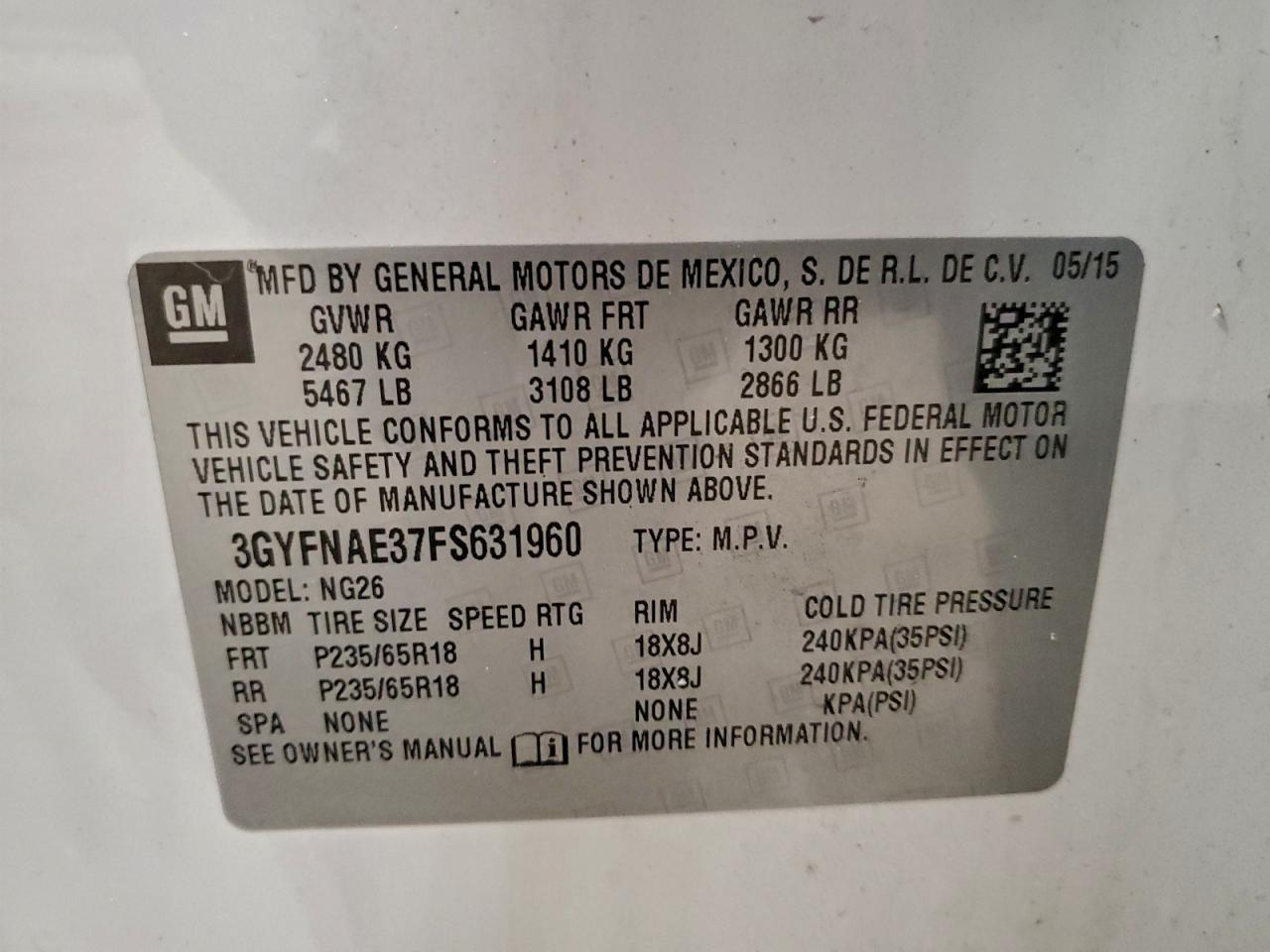 2015 Cadillac SRX - zdjęcie 13