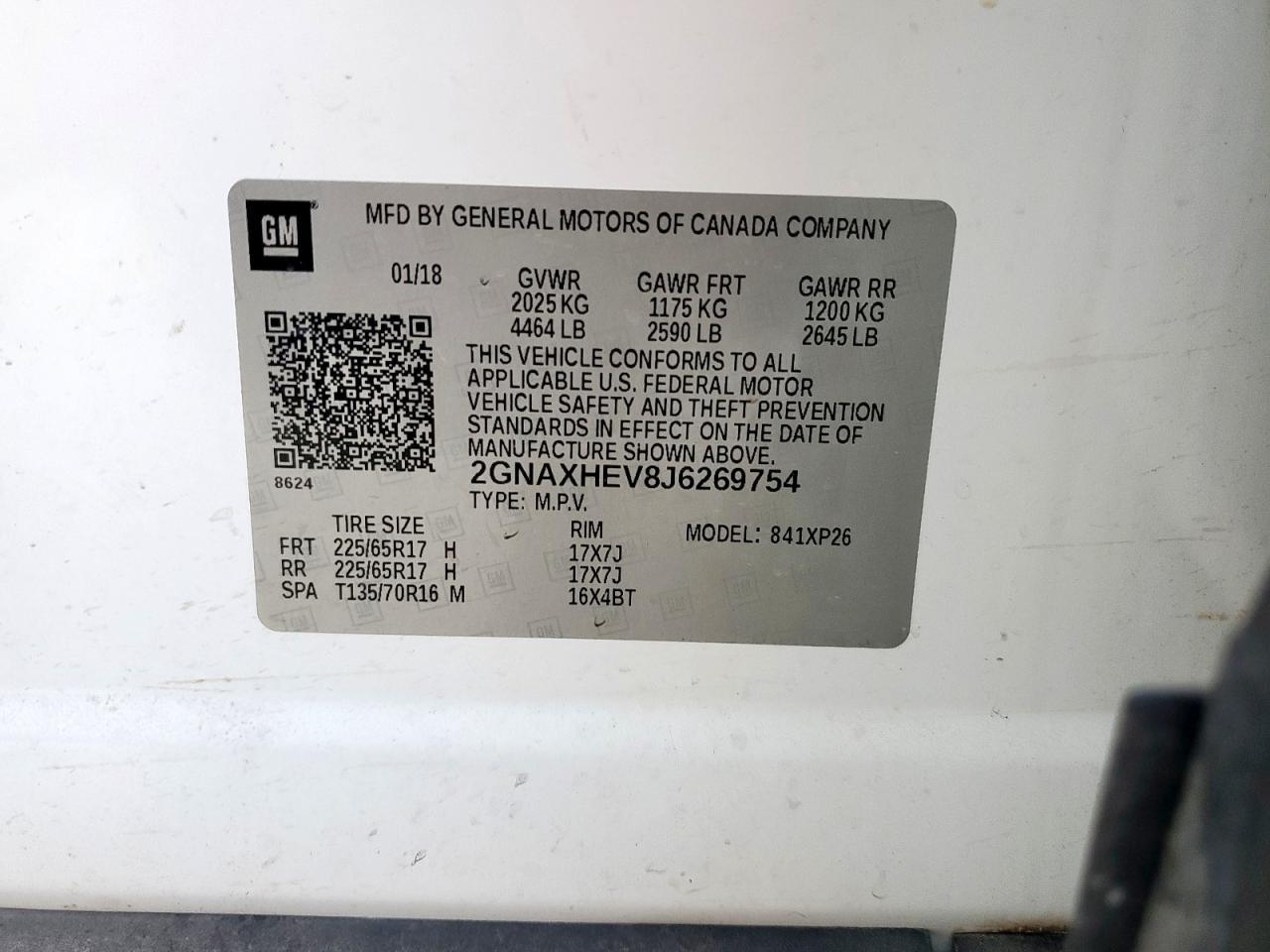 2018 Chevrolet Equinox - zdjęcie 14