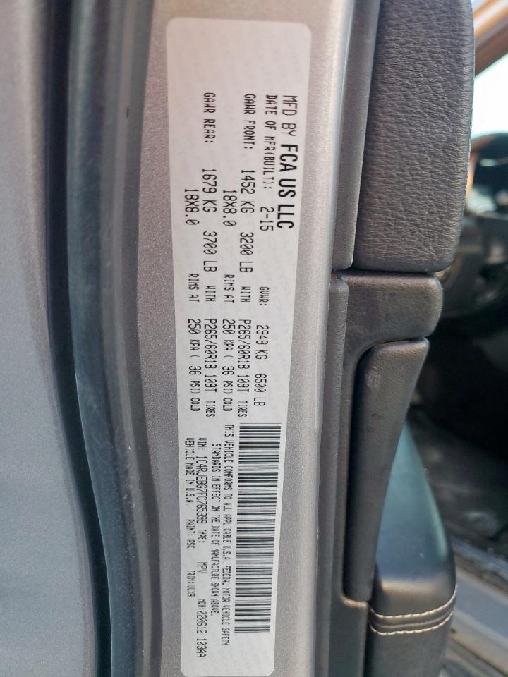 2015 Jeep Grand Cherokee Limited - zdjęcie 13