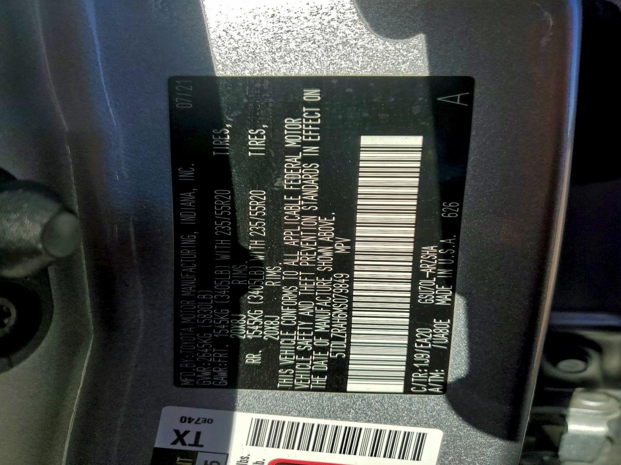 2021 Toyota Highlander - zdjęcie 13