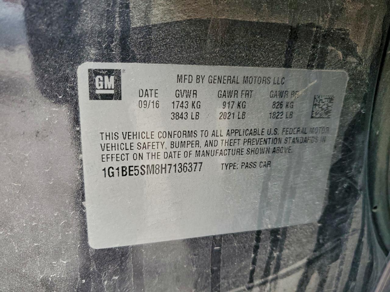 2017 Chevrolet Cruze Lt - zdjęcie 12