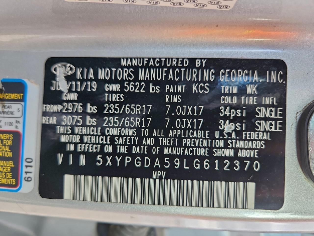 2020 Kia Sorento - zdjęcie 13