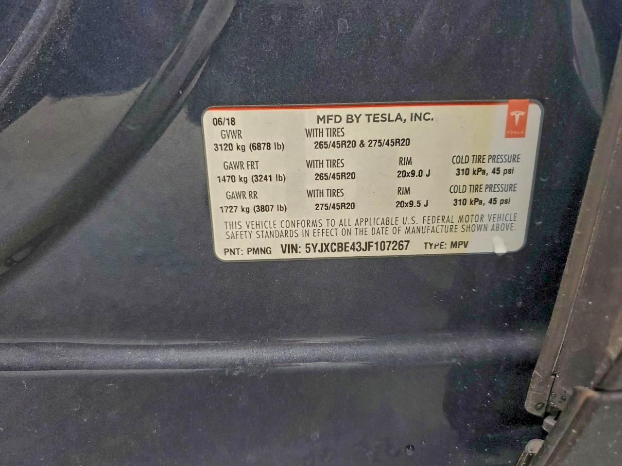 2018 Tesla Model X - zdjęcie 12