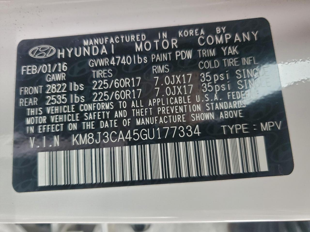2016 Hyundai Tucson - zdjęcie 13