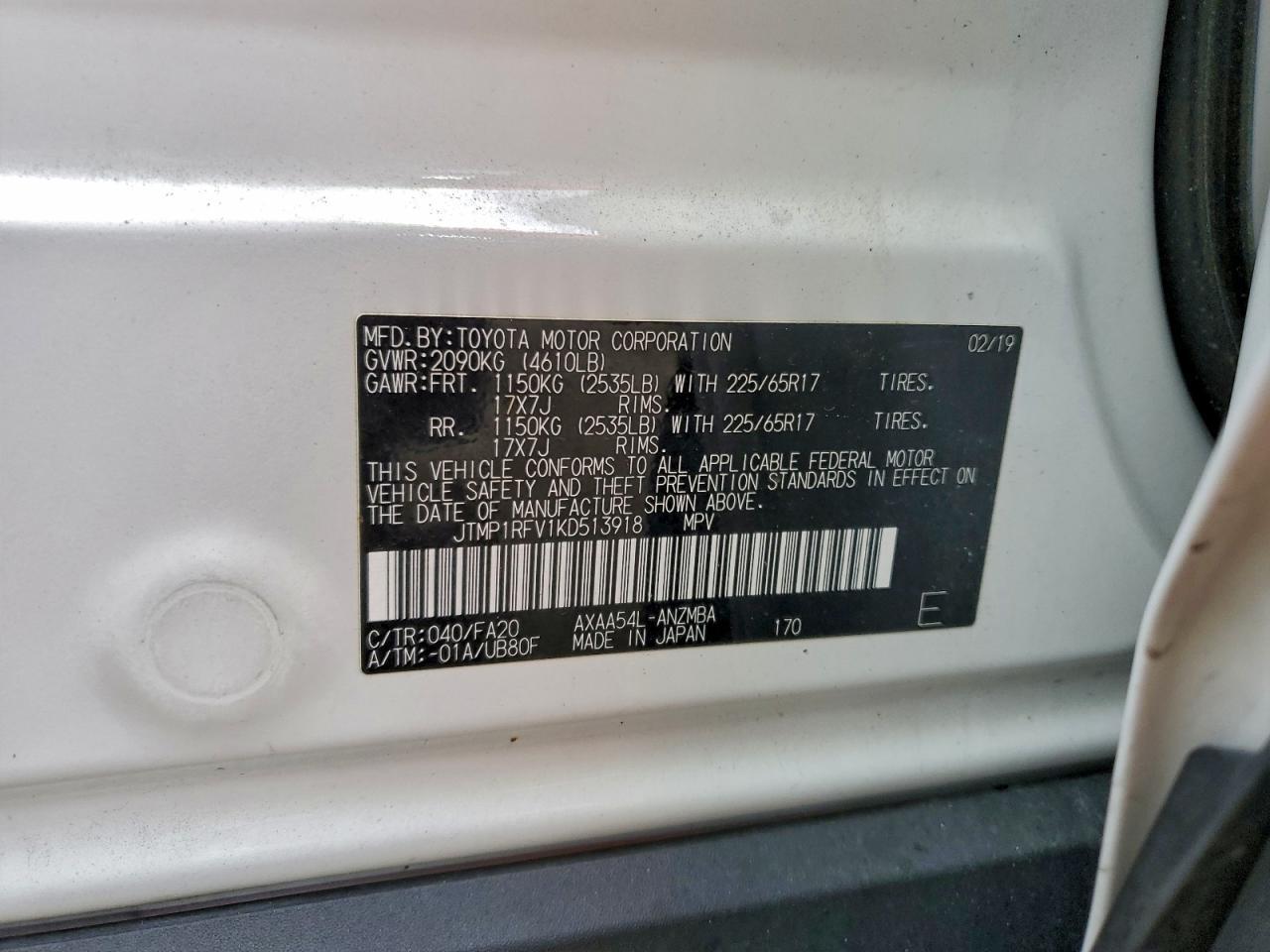 2019 Toyota RAV 4 - zdjęcie 13