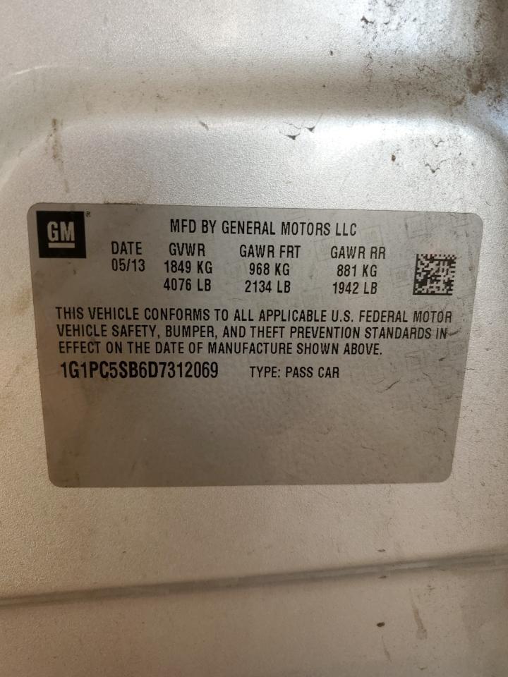 2013 Chevrolet Cruze Lt - zdjęcie 13