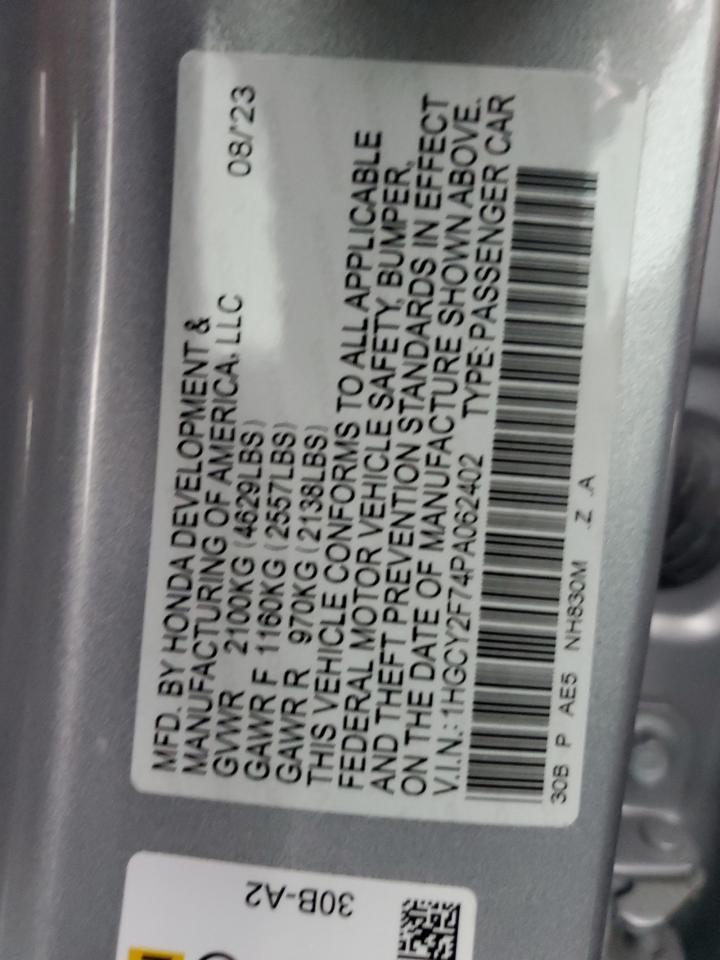 2023 Honda Accord Hybrid Sport-L - zdjęcie 12