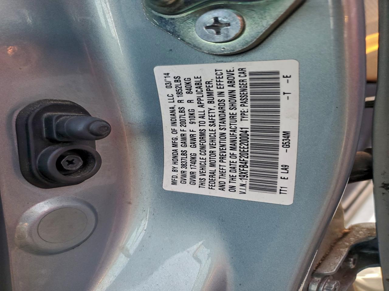 2014 Honda Civic - zdjęcie 12