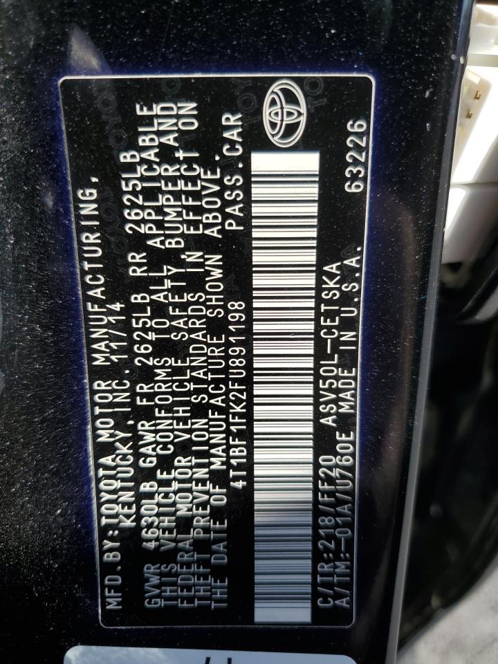 2015 Toyota Camry - zdjęcie 12