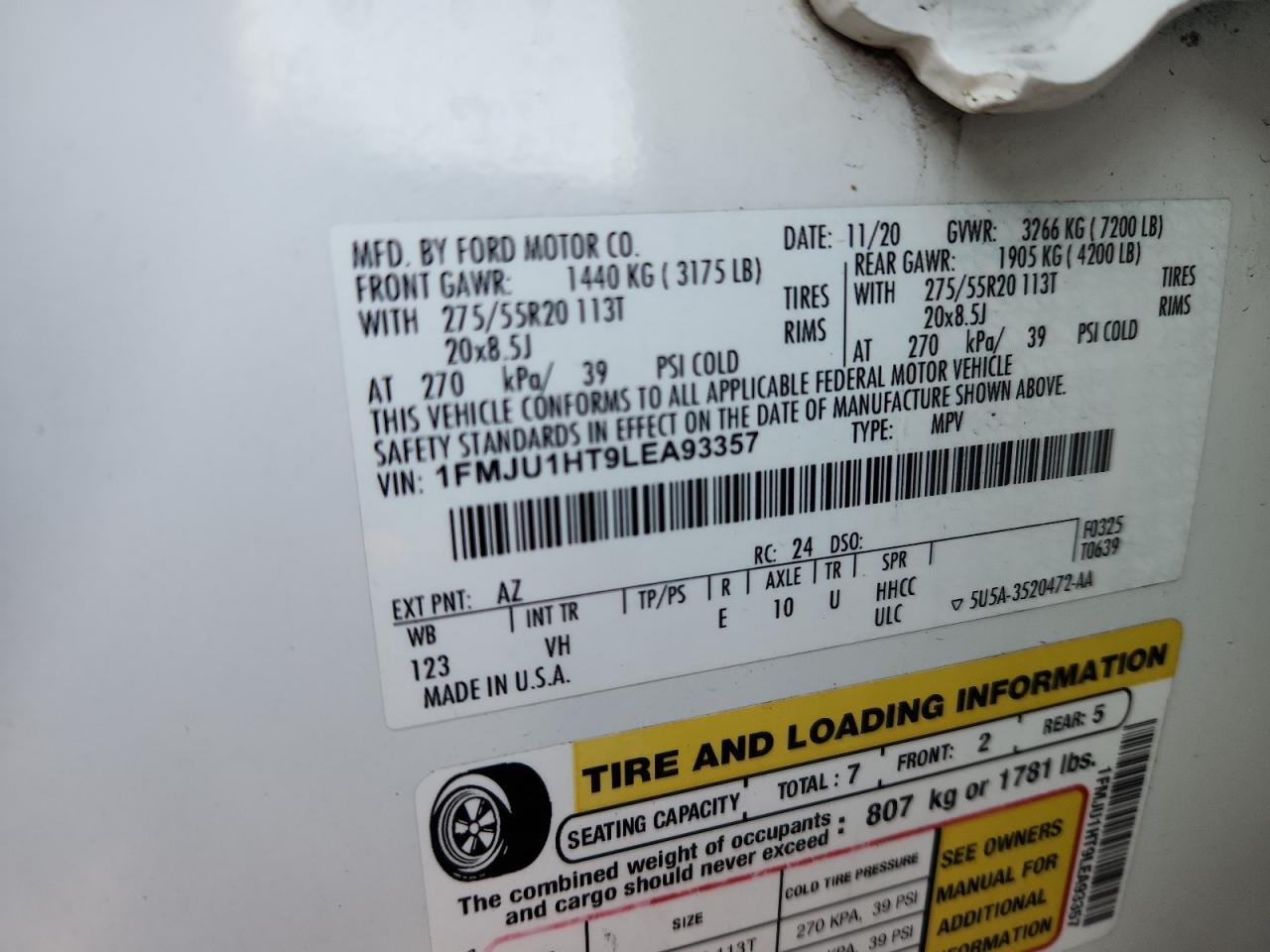 2020 Ford Expedition - zdjęcie 13