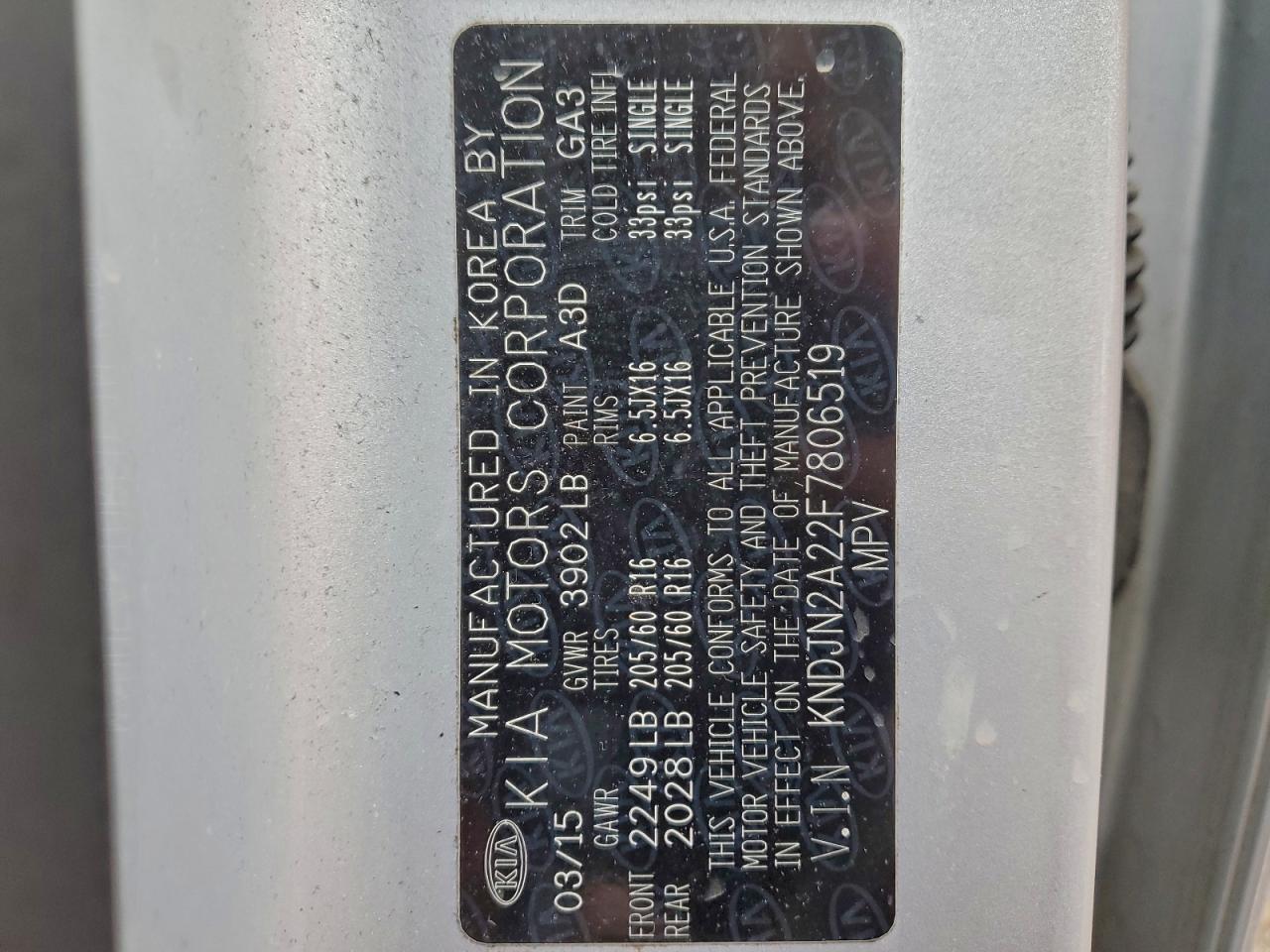 2015 Kia Soul - zdjęcie 12