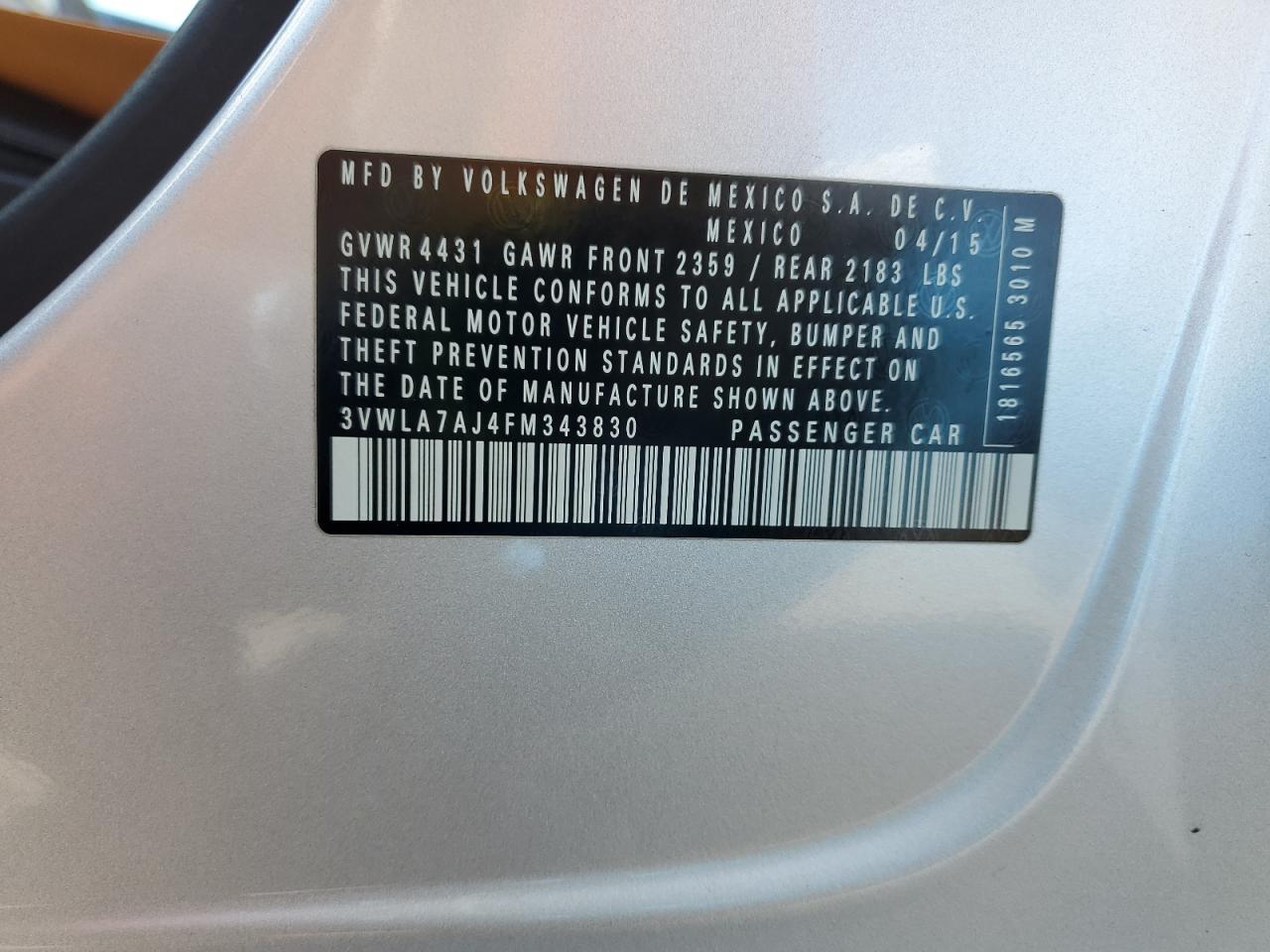 2015 Volkswagen Jetta Tdi - zdjęcie 12