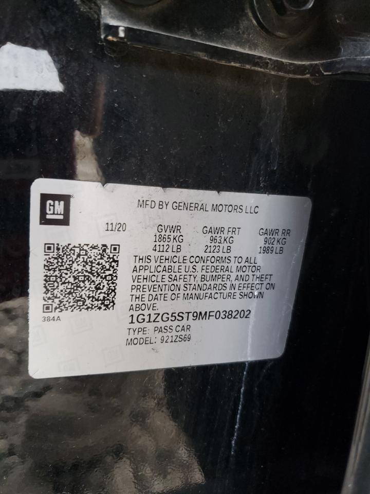 2021 Chevrolet Malibu Rs - zdjęcie 12