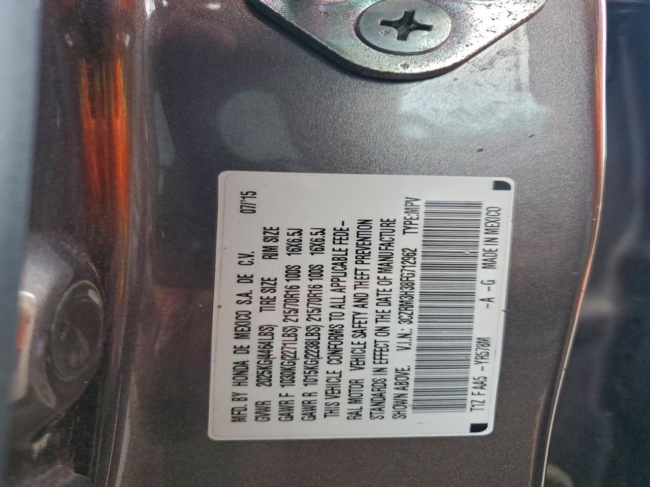 2015 Honda CR-V - zdjęcie 14