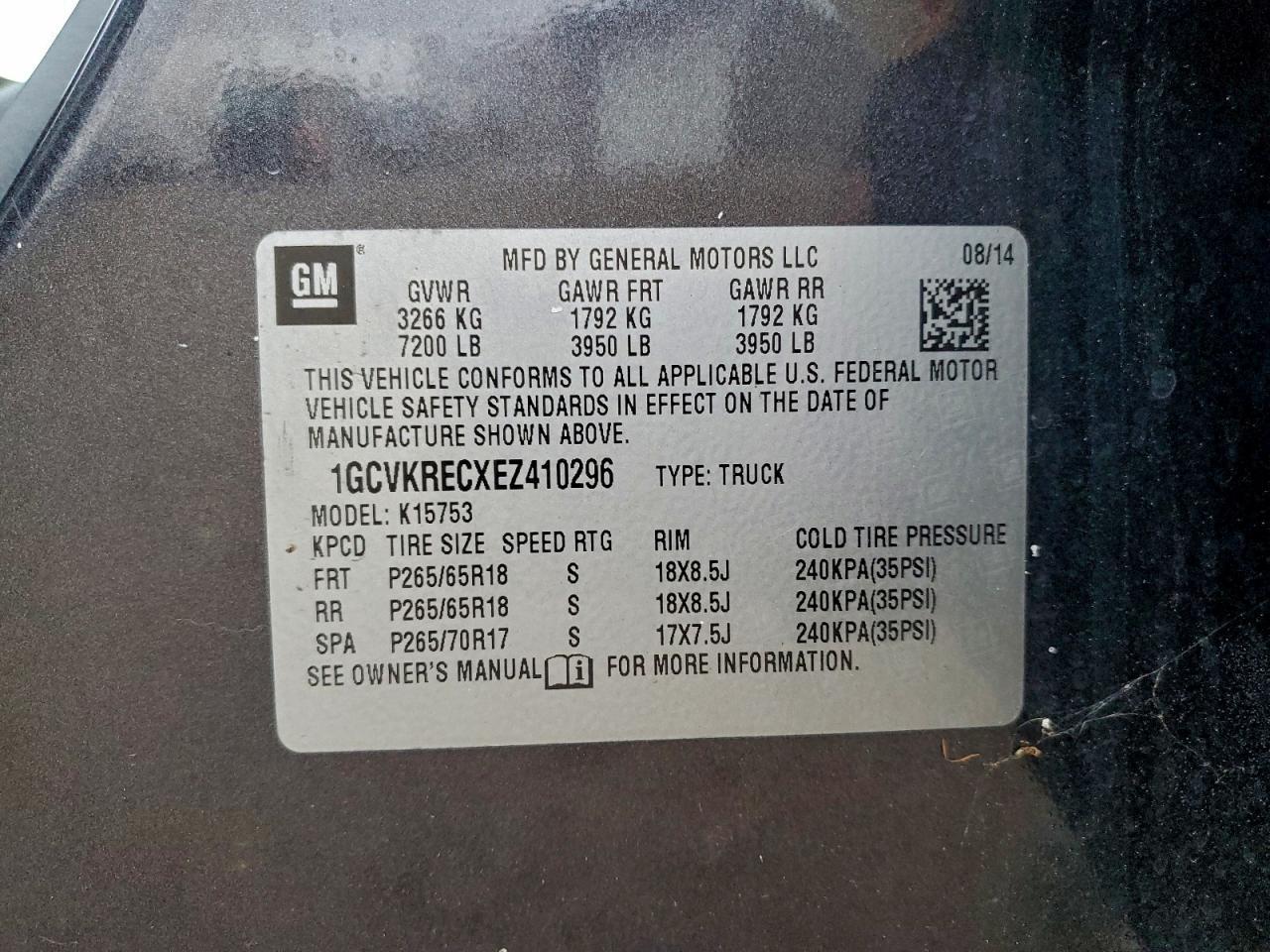 2014 Chevrolet Silverado K1500 Lt - zdjęcie 12