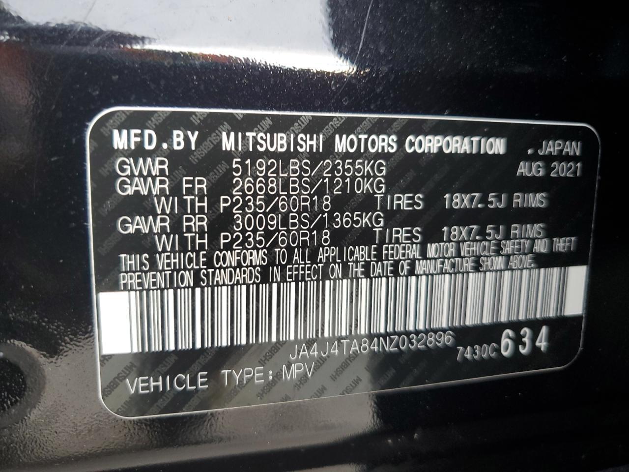 2022 Mitsubishi Outlander Es - zdjęcie 13