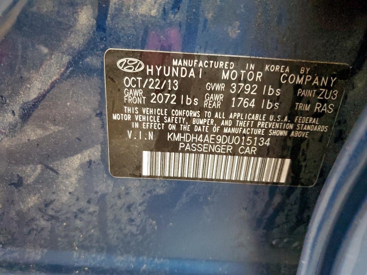 2013 Hyundai Elantra - zdjęcie 12