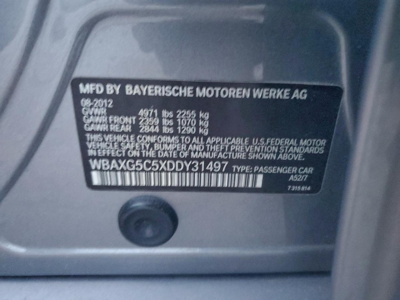 2013 BMW 528 I - zdjęcie 12