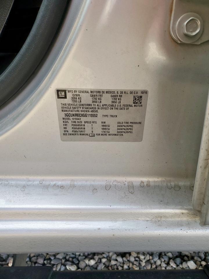 2016 Chevrolet Silverado K1500 Lt - zdjęcie 12