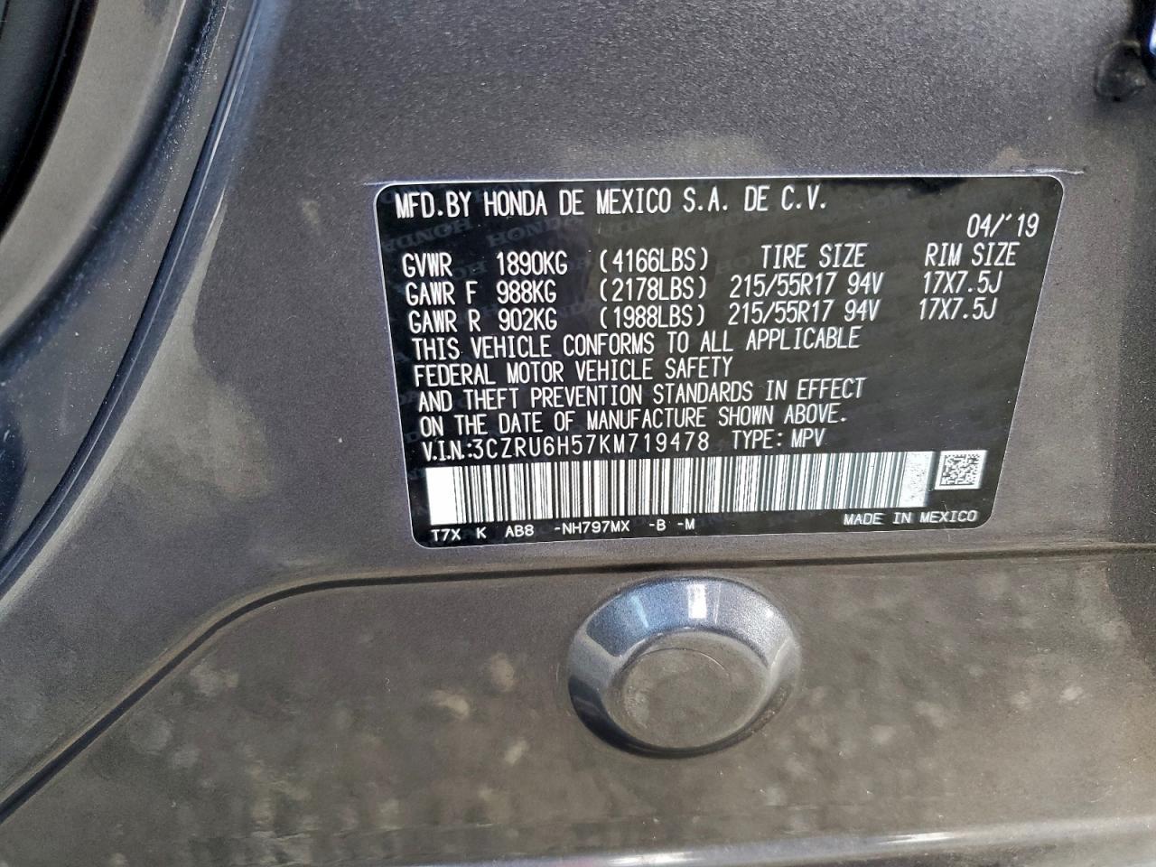 2019 Honda HR-V - zdjęcie 12
