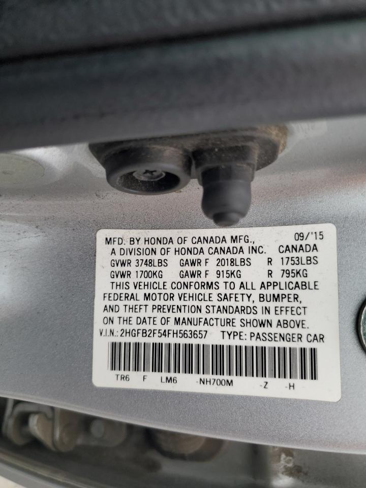 2015 Honda Civic - zdjęcie 12