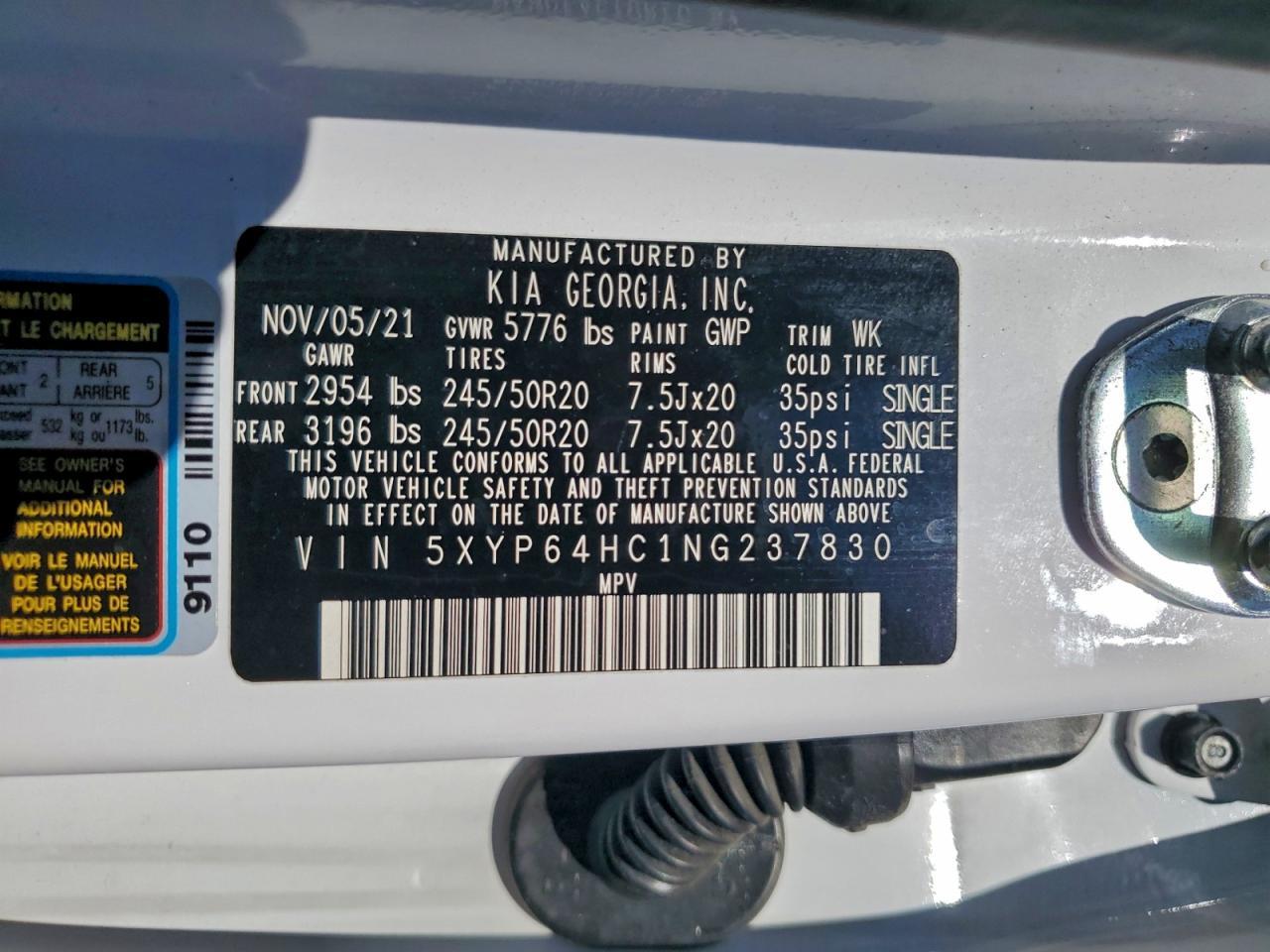 2022 Kia Telluride S - zdjęcie 13