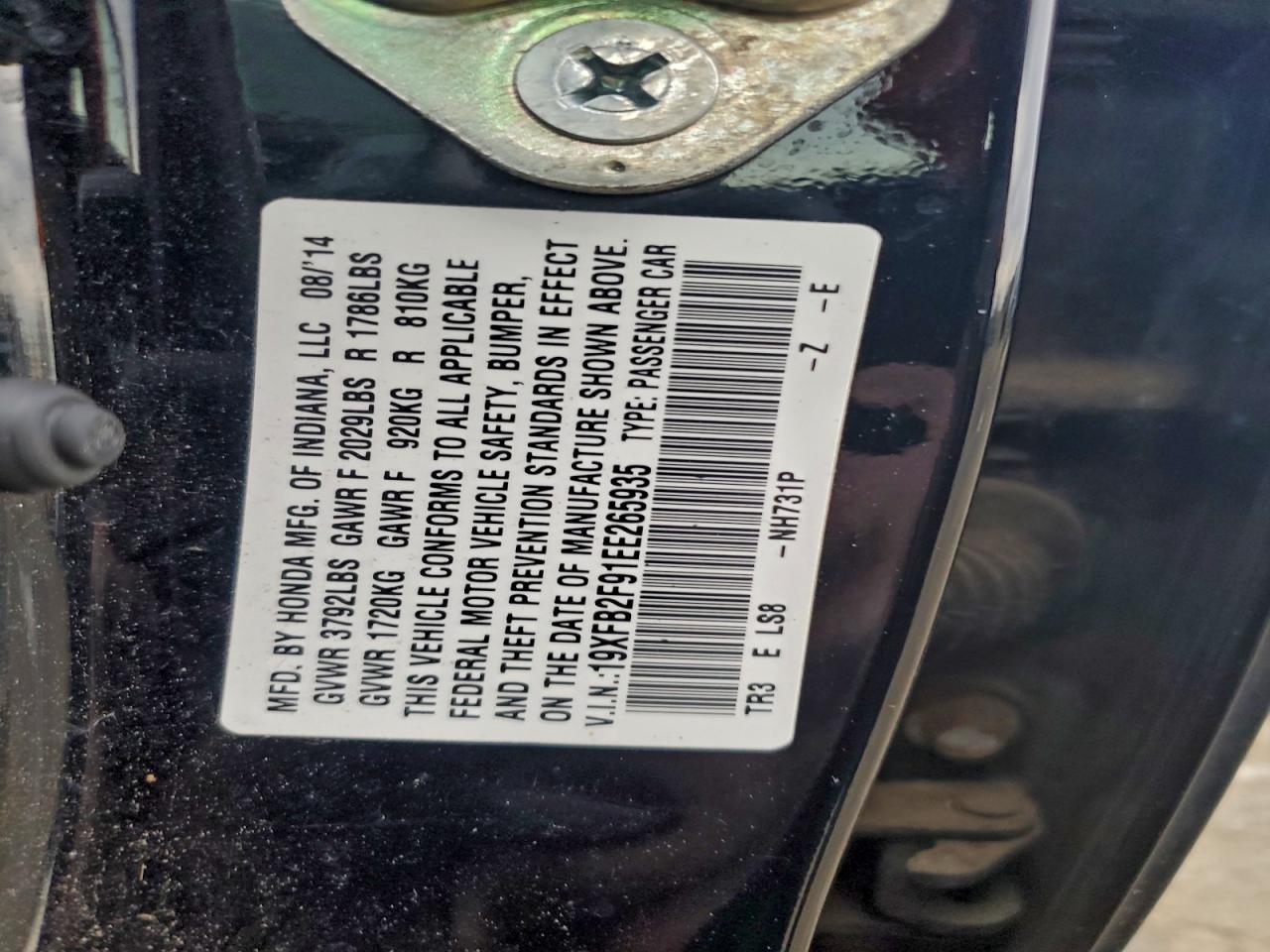 2014 Honda Civic - zdjęcie 13