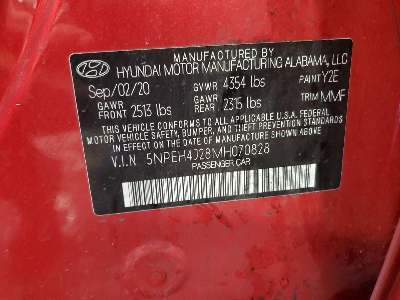 2021 Hyundai Sonata - zdjęcie 12