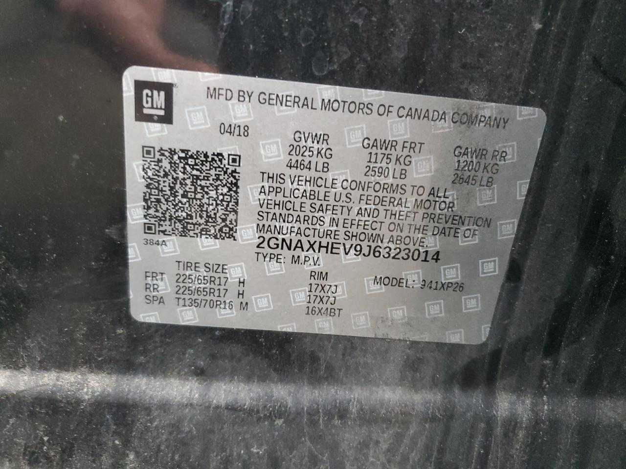 2018 Chevrolet Equinox Ls - zdjęcie 13