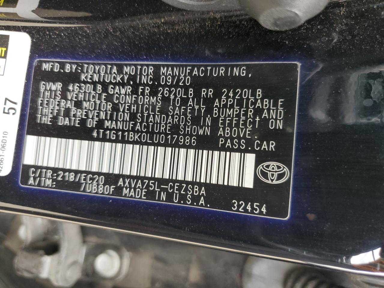 2020 Toyota Camry - zdjęcie 13