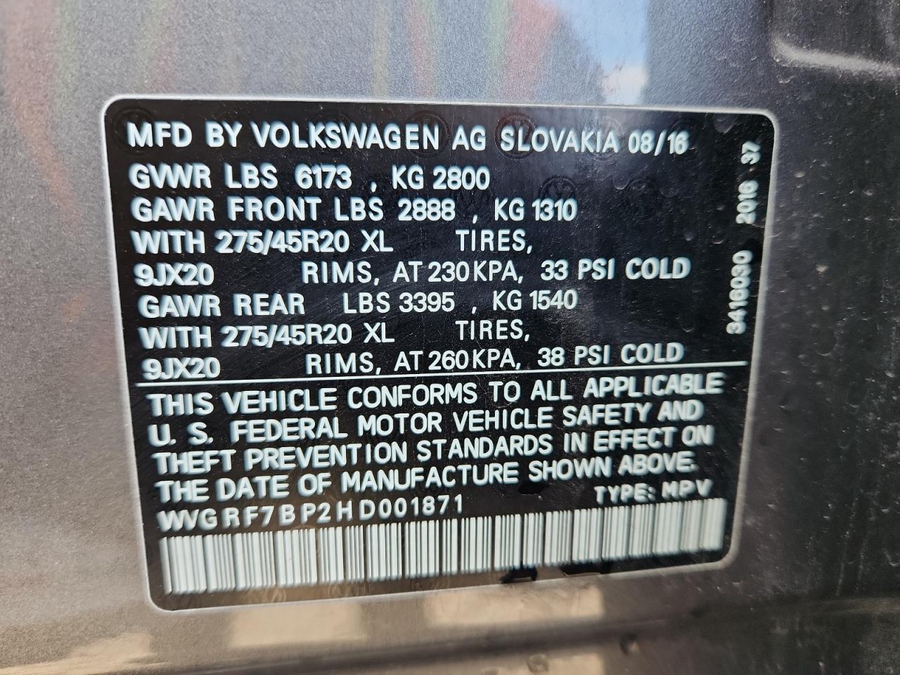 2017 Volkswagen Touareg Wolfsburg - zdjęcie 13
