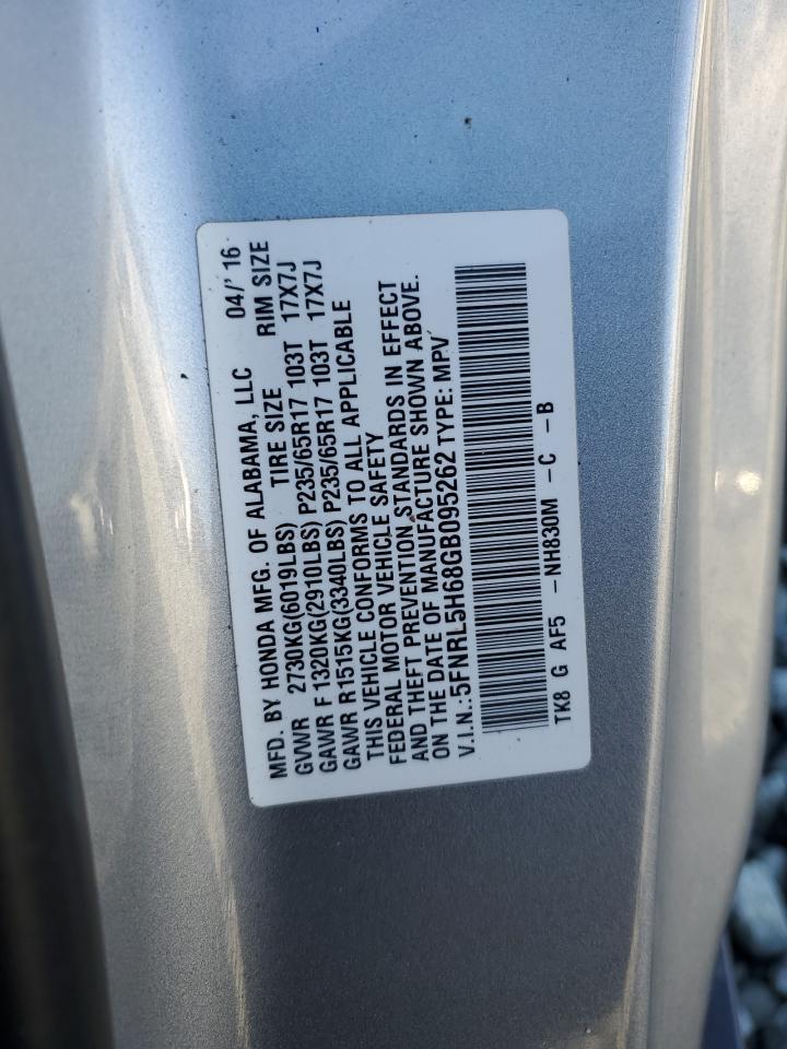 2016 Honda Odyssey Exl - zdjęcie 13
