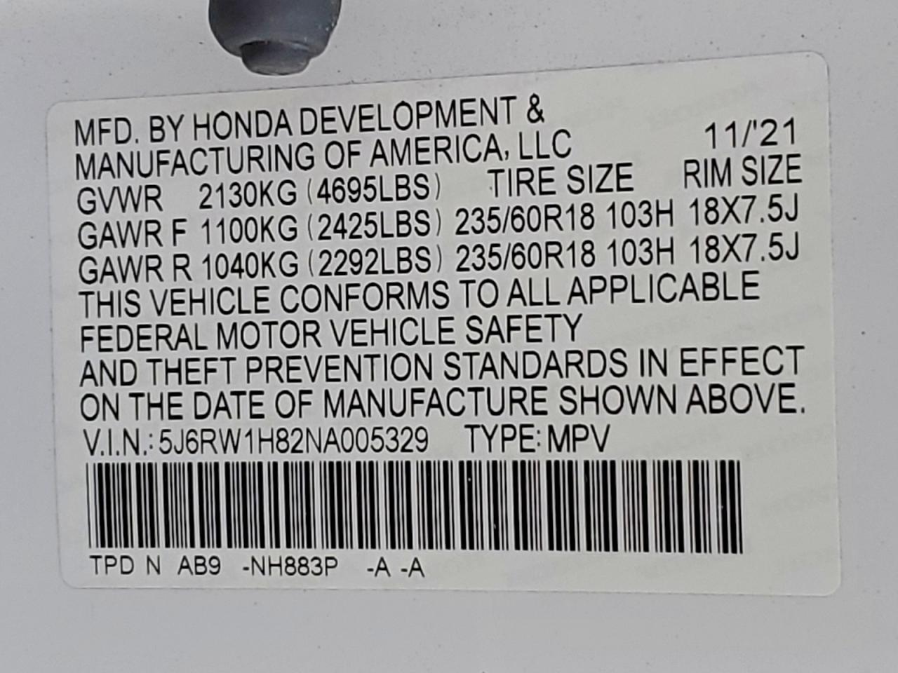 2022 Honda CR-V - zdjęcie 13