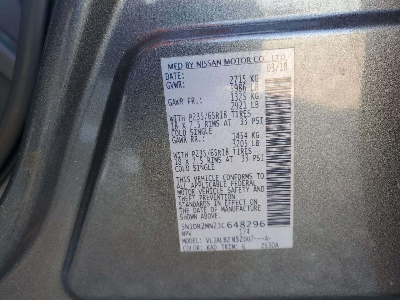 2018 Nissan Pathfinder - zdjęcie 13