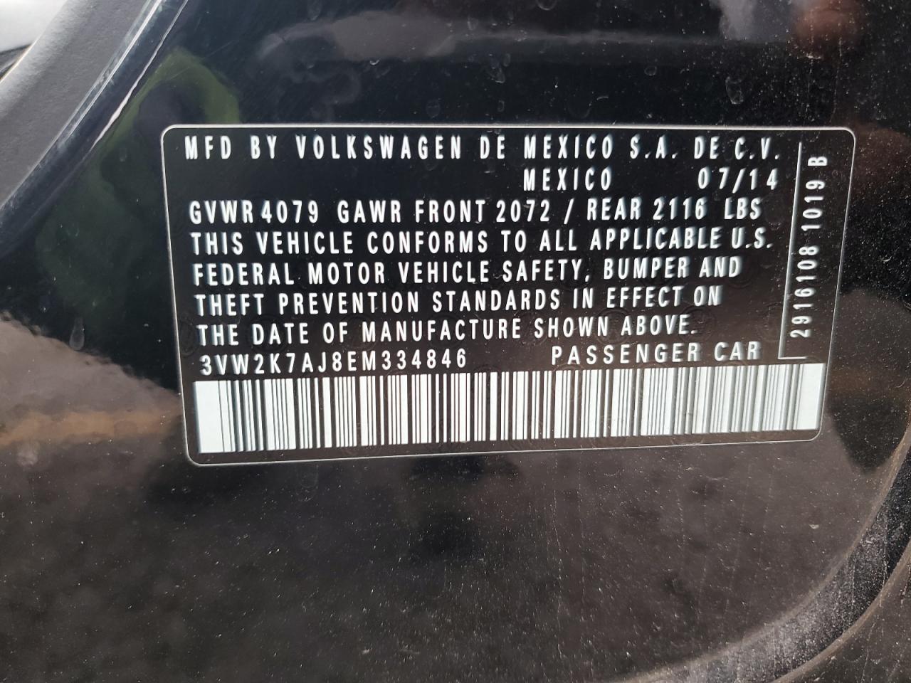 2014 Volkswagen Jetta Base - zdjęcie 12