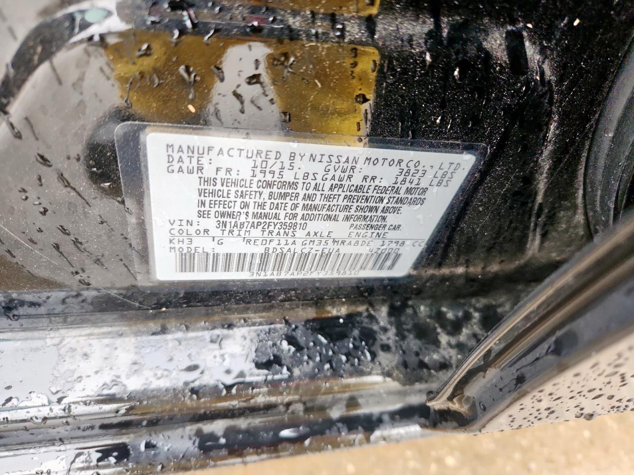 2015 Nissan Sentra - zdjęcie 12