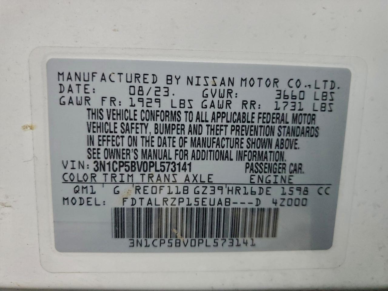 2023 Nissan Kicks S - zdjęcie 14