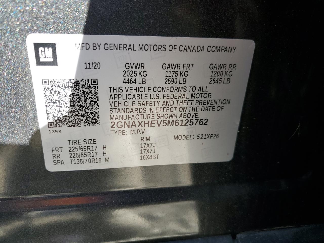 2021 Chevrolet Equinox - zdjęcie 13