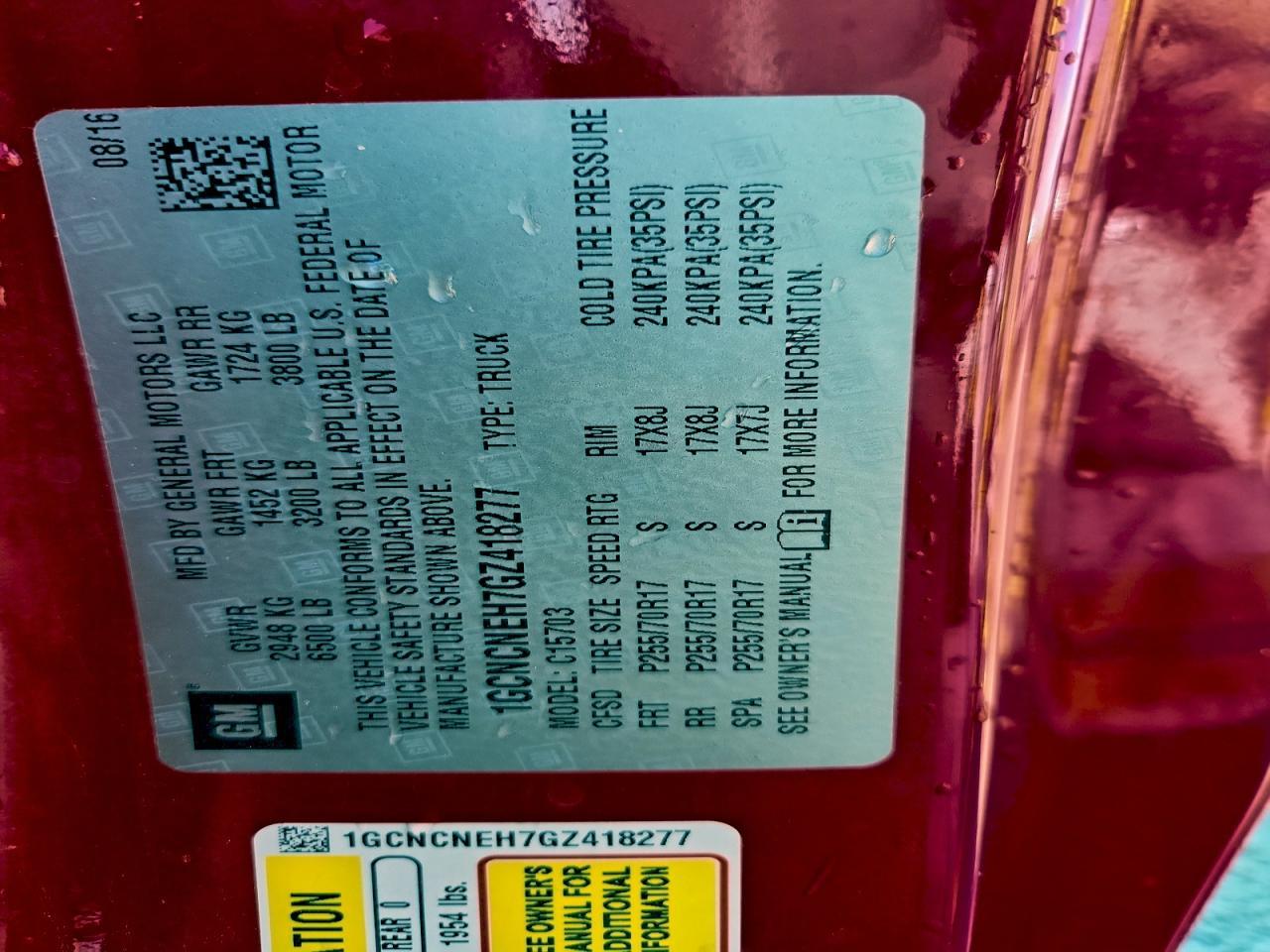 2016 Chevrolet Silverado C1500 - zdjęcie 12