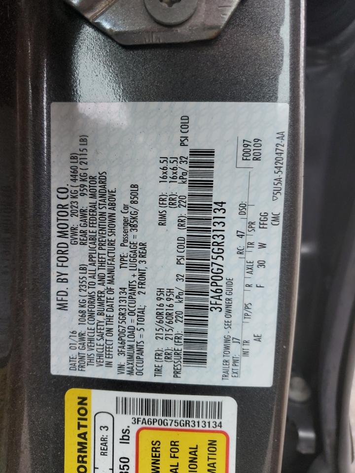 2016 Ford Fusion S - zdjęcie 12