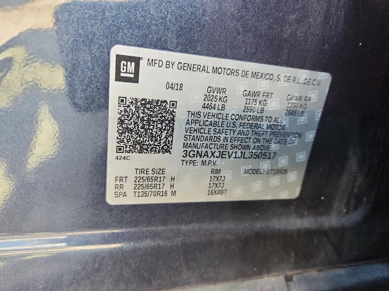 2018 Chevrolet Equinox Lt - zdjęcie 13