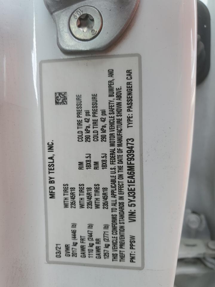 2021 Tesla Model 3 - zdjęcie 12