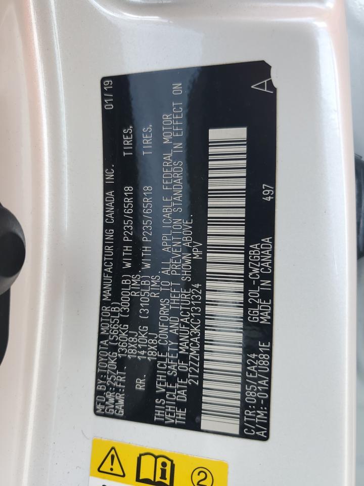2019 Lexus Rx 350 Base - zdjęcie 13