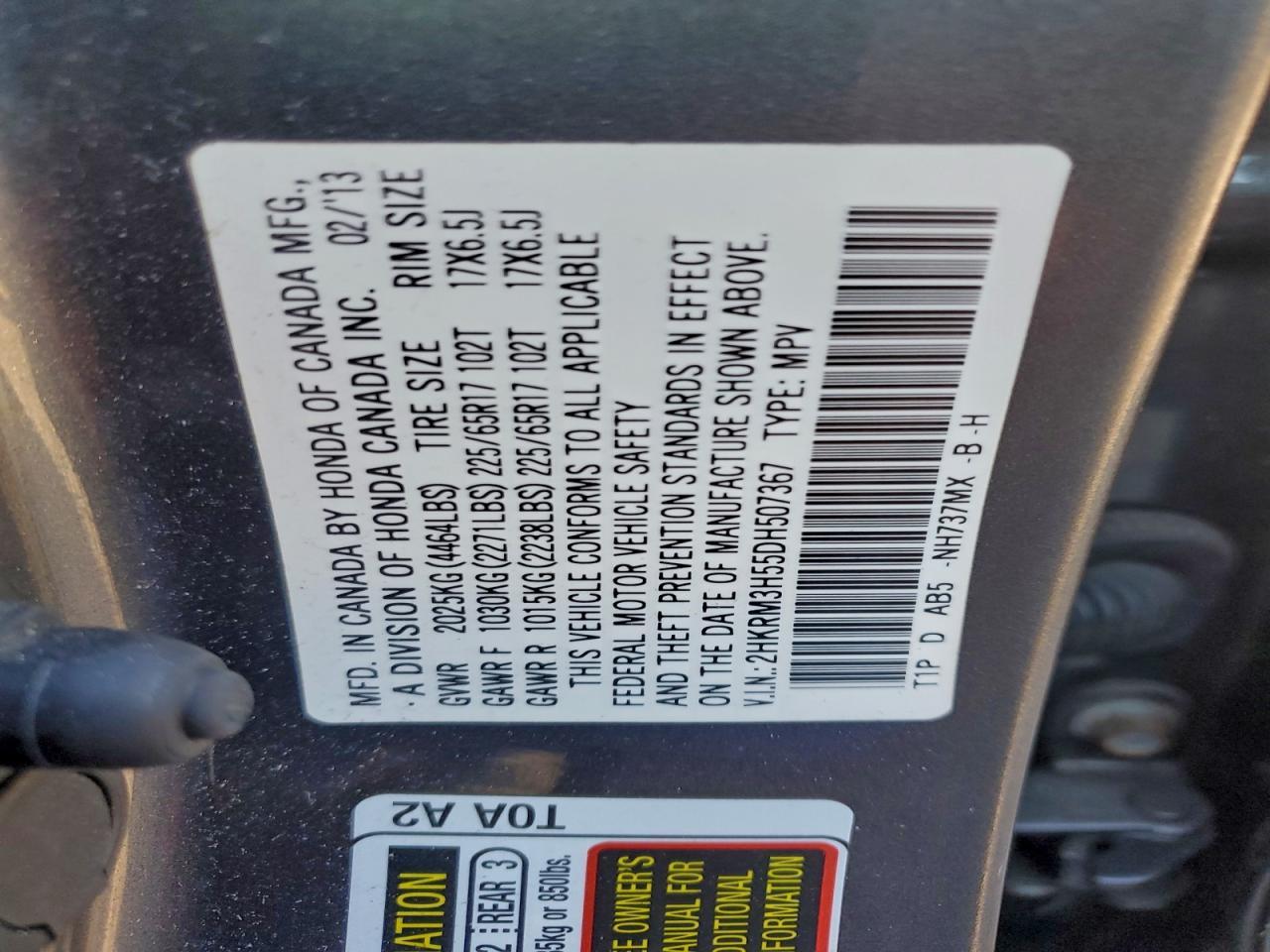 2013 Honda CR-V - zdjęcie 13
