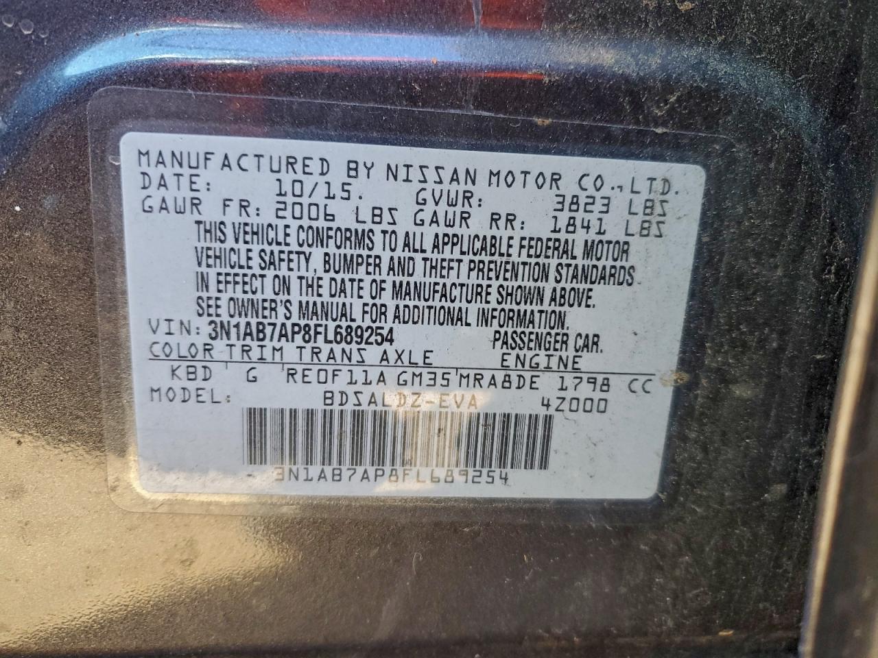 2015 Nissan Sentra - zdjęcie 12