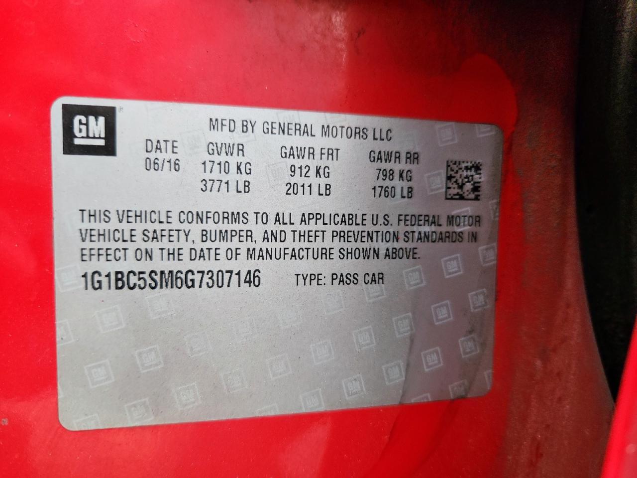 2016 Chevrolet Cruze - zdjęcie 13