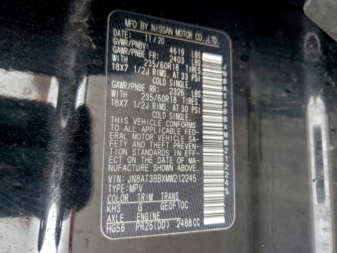 2021 Nissan Rogue Sv - zdjęcie 13