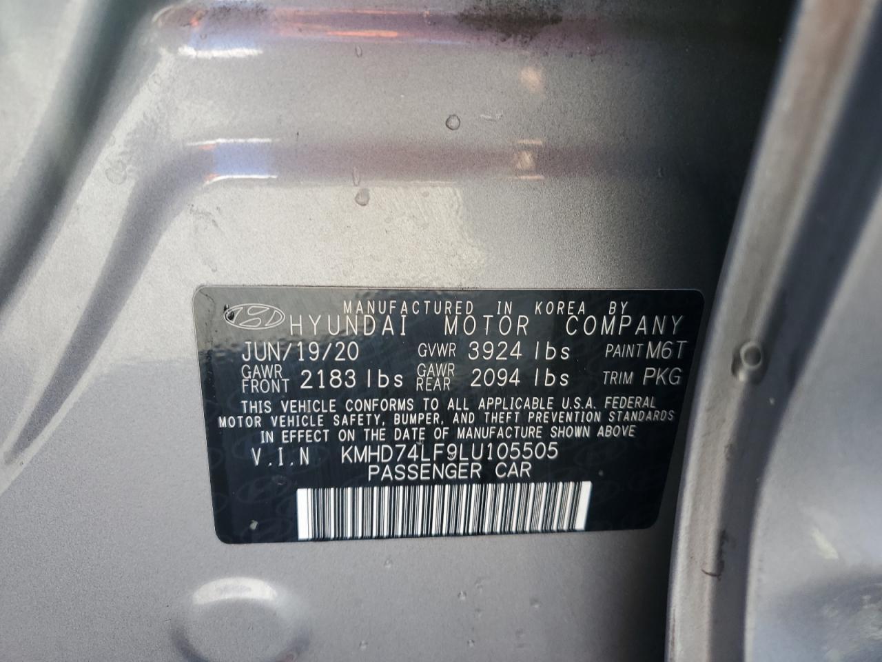 2020 Hyundai Elantra Se - zdjęcie 12