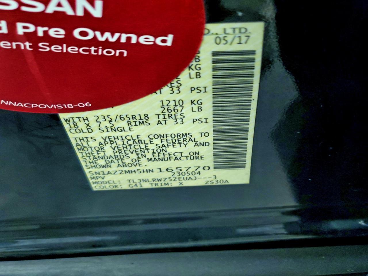 2017 Nissan Murano - zdjęcie 13